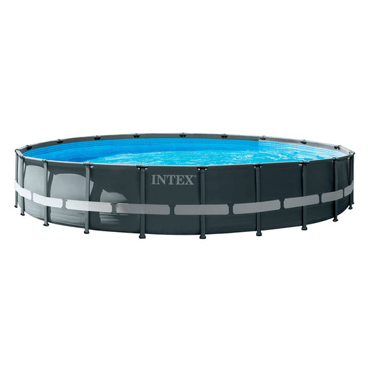 Intex Piscina elevada redonda Ultra XTR Frame 610x122 cm con depuradora (55218)