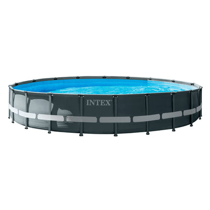 Intex Piscina elevada redonda Ultra XTR Frame 610x122 cm con depuradora (55218)