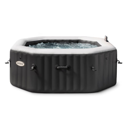 Intex Spa hinchable 4 personas octogonal, Burbujas Deluxe y chorros de agua (55081)