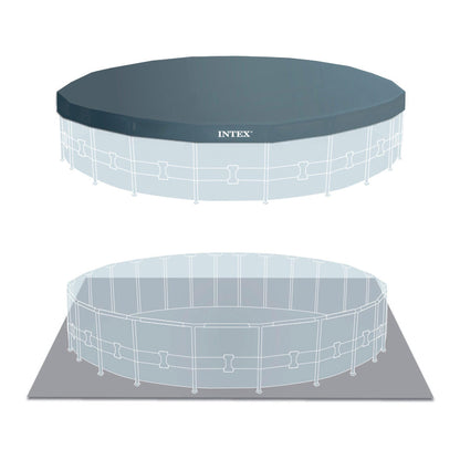 Intex 26756NP - Piscina desmontable intex gama prisma frame 610x132 cm con depuradora