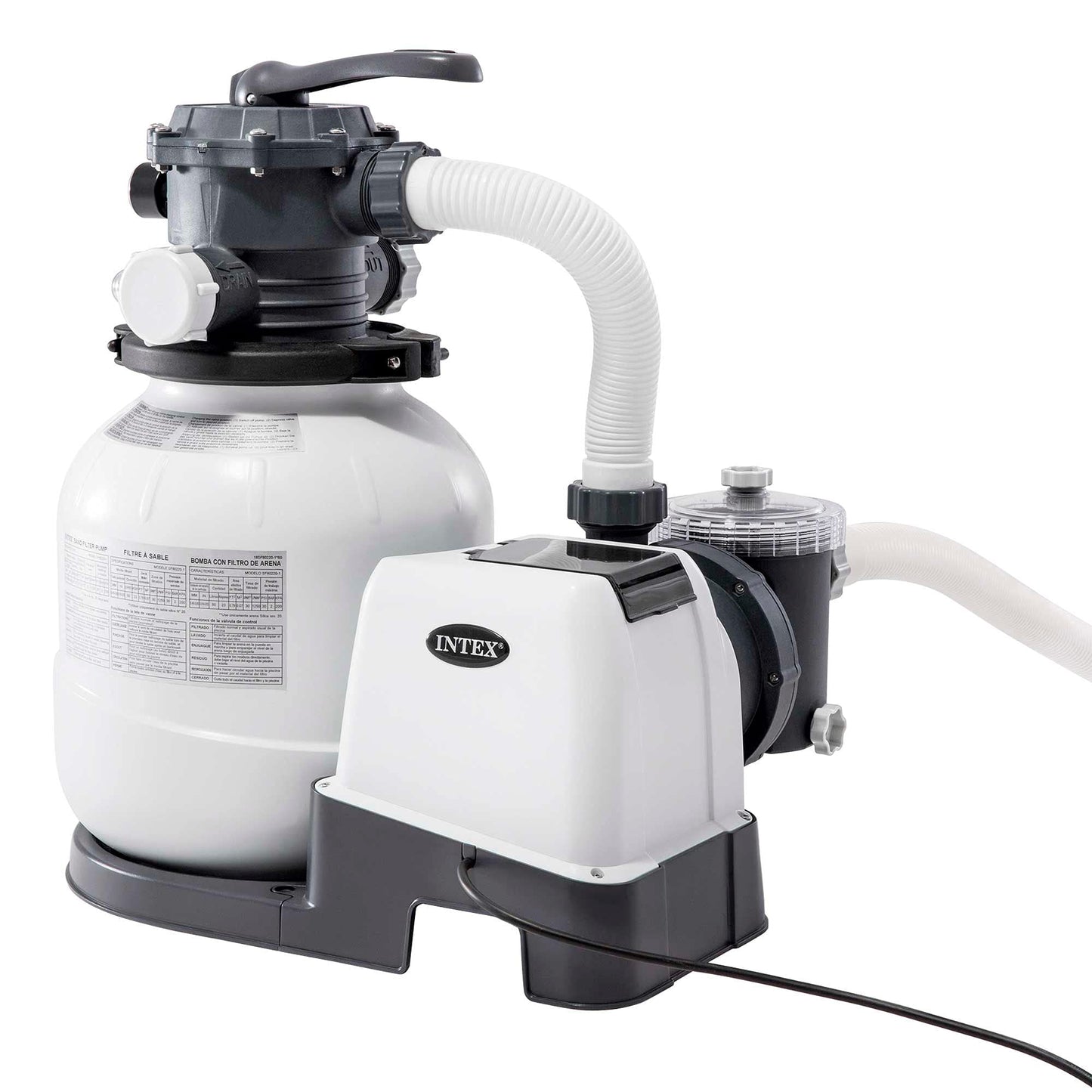 Intex Piscina elevada redonda Ultra XTR Frame 610x122 cm con depuradora (55218)