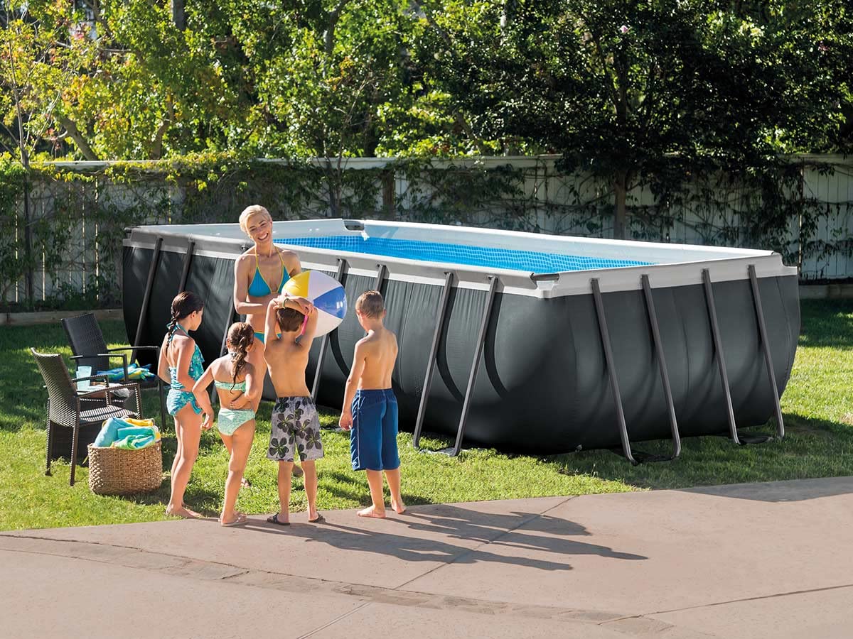 Intex 26352NP - Piscina desmontable Ultra Frame 549 x 274 x 132 cm, 17.203 litros