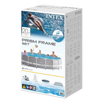 Intex 26756NP - Piscina desmontable intex gama prisma frame 610x132 cm con depuradora