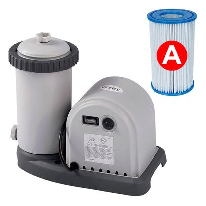 Intex 26756NP - Piscina desmontable intex gama prisma frame 610x132 cm con depuradora