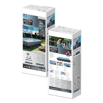 INTEX 55221 - Piscina elevada Rectangular Ultra XTR Frame 732x366x132 cm + depuradora